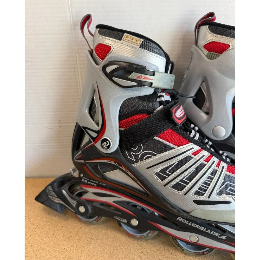 Mens Sz 9 Rollerblades Spirit XT SG5 80mm Inline Skates - Minor Flaw - Picture 7 of 11